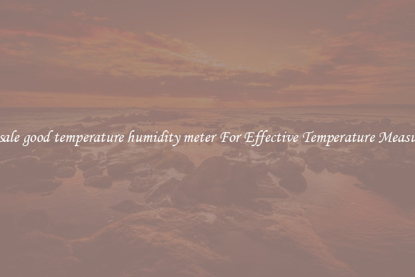 Wholesale good temperature humidity meter For Effective Temperature Measurement