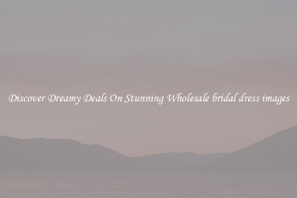 Discover Dreamy Deals On Stunning Wholesale bridal dress images
